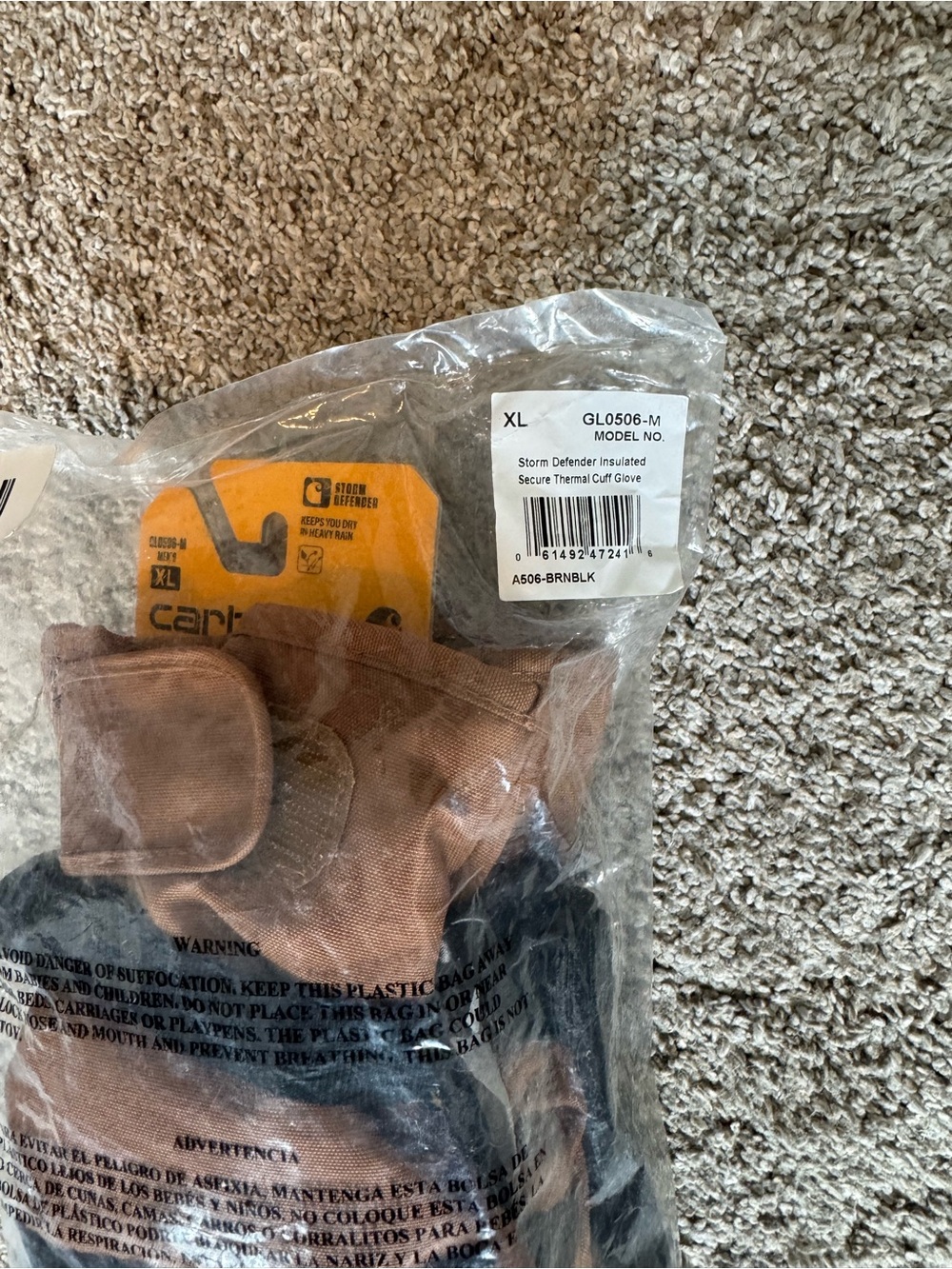 Carhartt Men’s Winter Gloves XL - Picture 2 of 4
